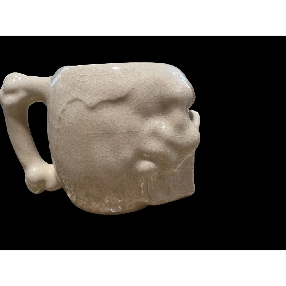 VINTAGE 1960's OTAGIRI CERAMIC SKULL FROM JAPAN TIKI MUG